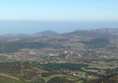 vista panoramica di Bonaita, frazione di Aggius