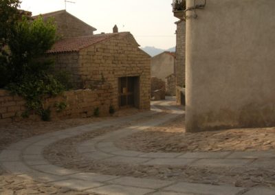 particolare del centro storico di Aggius