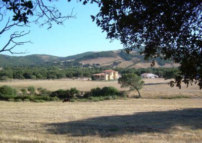 scorcio di campagne a Bonaita, Aggius