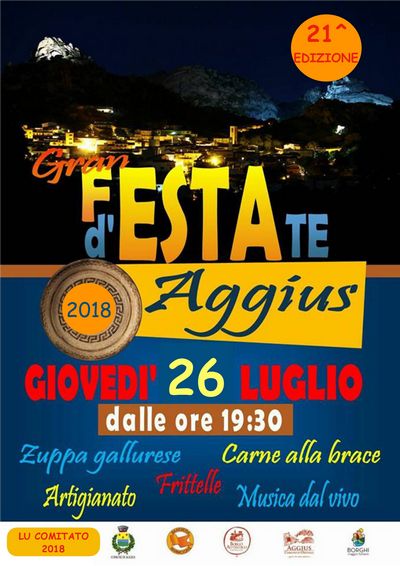 Aggius: XXI Gran Festa d’ Estate